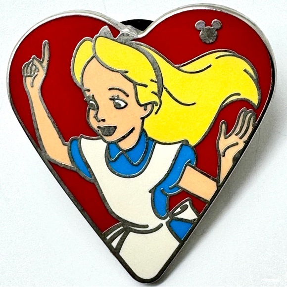 Disney Hidden Mickey Alice in Wonderland Card Suits Set Of 3 Queen Alice Rabbit - Picture 4 of 5